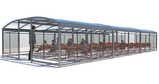 Large outdoor classroom
